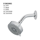 Regadera 5 funciones